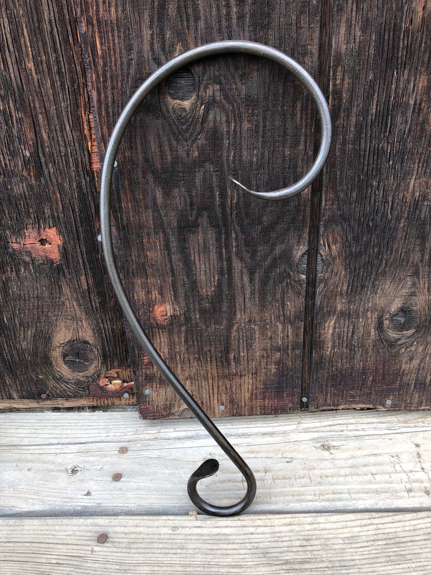 Christmas Stocking Hanger 18" - Large Christmas Stocking Hanger - Vintage - Holder - S Hook - Handmade in USA