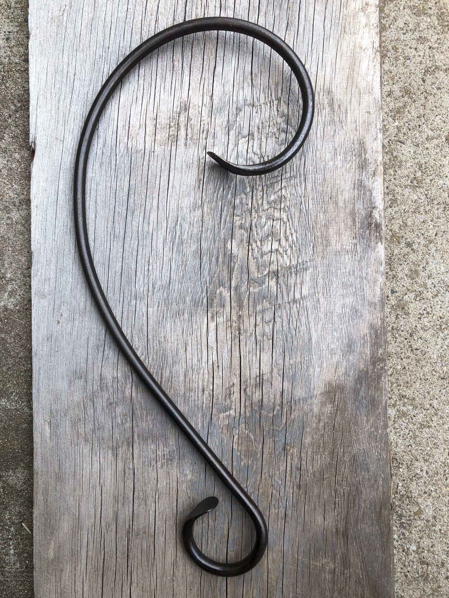 Christmas Stocking Hanger 18" - Large Christmas Stocking Hanger - Vintage - Holder - S Hook - Handmade in USA