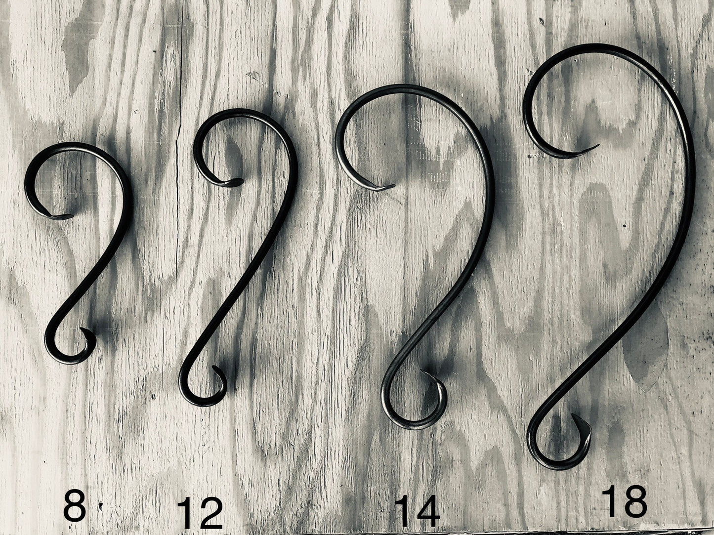 12" Christmas Stocking Hanger - Mantle Stocking Hanger - Twelve Inch Hook - Vintage Holder - Mantel - Handmade in USA