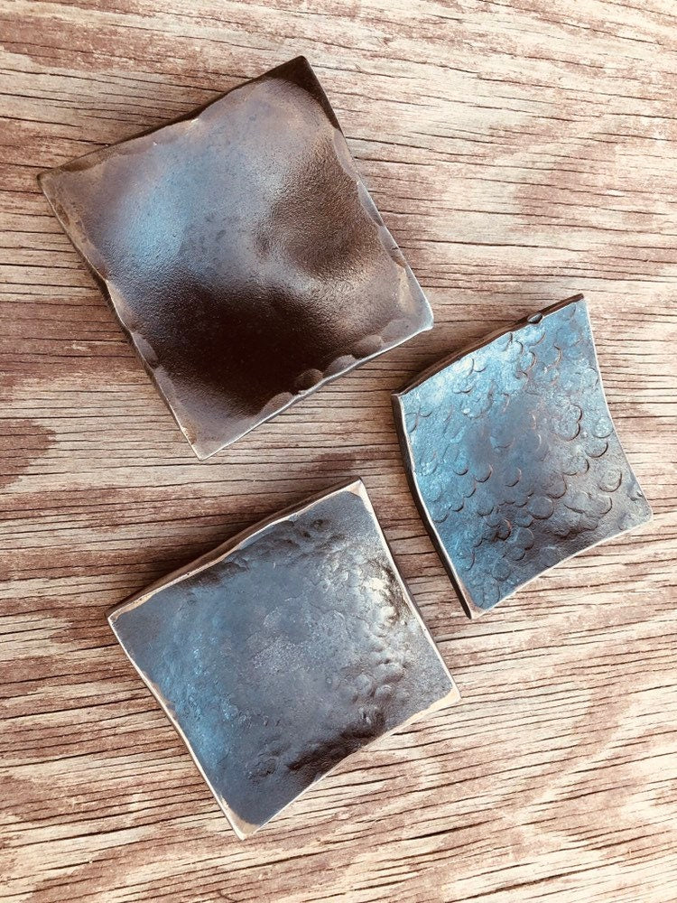Hand Forged Ring Dish Votive Candle Holder Stocking Stuffer  - Bridesmaid Proposal Gift - Groomsmen Gift - Handmade in USA